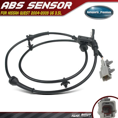 Sensor de velocidad de rueda ABS para Nissan Quest 2004-2009 V6 3,5 L 47900-CK000 trasero derecho Foto 1 de 4