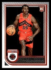2022 Hoops Winter Purple #261 Christian Koloko Toronto Raptors  Basketball card