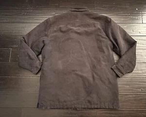 High Sierra Herren große Wildlederimitat Jacken Stepp gefüttert schwarz Shacket Langarm - Bild 1 von 6