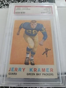 1959 Topps #116 Jerry Kramer ROOKIE RC Green Bay Packers PSA 9 (OC) HOF OL - Picture 1 of 1