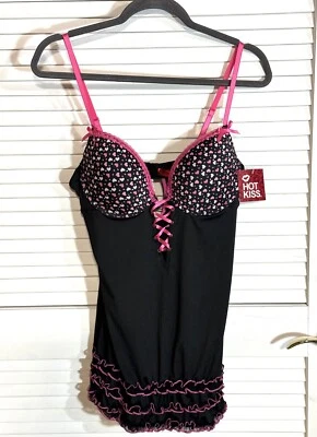 HOT KISS Intimates Talla 36C Bebé Muñeca Vestido Mujeres Corazones Nuevo Foto 1 de 4