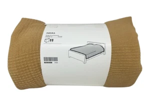 Brand New IKEA INDIRA Bedspread Queen/King Yellow-Beige 805.826.31 - Picture 1 of 9