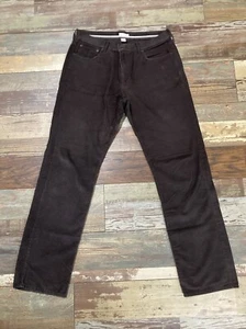 Sonoma Life + Style Brown Corduroy Pants Straight Leg Cotton Men's 34x34 - Picture 1 of 5