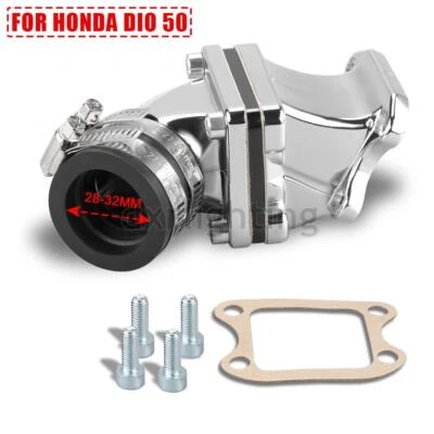 Adaptador de carburador PWK colector de admisión de rendimiento 28 mm para Honda DIO 50 90cc Foto 1 de 4
