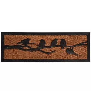 Esschert Design VÖGEL Stufen Fußmatte Türmatte Fussabtreter eckig Kokos Gummi - Bild 1 von 2