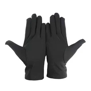 Black Microfiber Watch Jewelry Handling Inspection Polish Presentation Glove - Picture 1 of 11