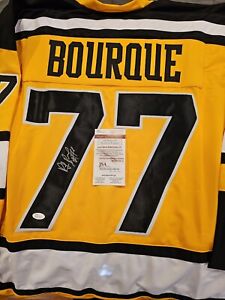 RAY BOURQUE Signed Auto BOSTON BRUINS NHL Hockey JERSEY