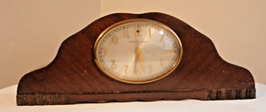 GENERAL ELECTRIC Modell 414 Art Deco Holzmantel Uhr CIRCA 1950er - Bild 1 von 9