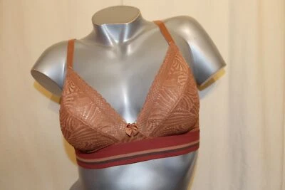 Sujetador bralette CLEO by PANACHE LYZY VIBE TRIANGLE BRA 10231 encaje caramelo NUEVO