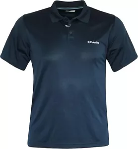 Polo uomo Columbia blu navy City Voyager nuova taglia Large prezzo al pubblico consigliato $40 - Foto 1 di 7