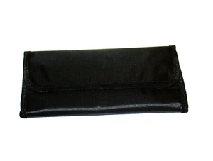 Instrumenten Etui schwarz mit Klettverschluss Maniküre Pediküre Bestecke Set - Bild 1 von 4