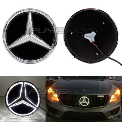 Car Led Badge Logo Emblem Star Light For Mercedes Benz GLB GLA CLS CLA C 19-21 - Image 1 of 4