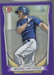 MICHAEL RATTERREE 2014 BOWMAN PROSPECTS PURPLE CARD #BP89 - Picture 1 of 1