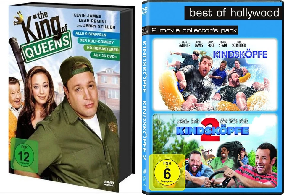 KING OF QUEENS komplette TV-Serie +Bonus KINDSKÖPFE 1 +2 38 DVD BOX Edition - Bild 1 von 1