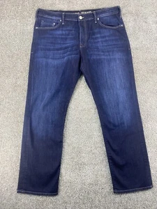 Mavi Jeans Mens 38X32 Matt Relaxed Straight Leg Zip Fly Blue Denim Dark Wash - Picture 1 of 18