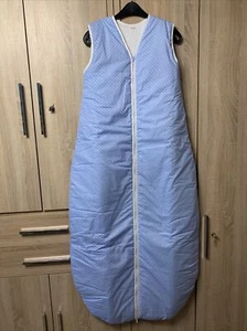 Winter Schlafsack 160 cm NEU blau mit kleinen weißen Punkten - Bild 1 von 1