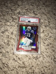 2012 PRIZM REGGIE WAYNE RED PRIZM DIE-CUT SSP /30 PSA 9 MINT POP 2 ONLY 1 HIGHER