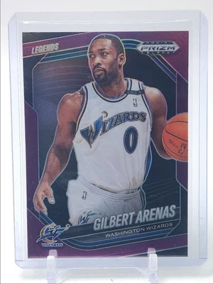 GILBERT ARENAS 2024-25 PANINI PRIZM BLACK LEGENDS PURPLE /99 Q3464 - Image 1 of 2