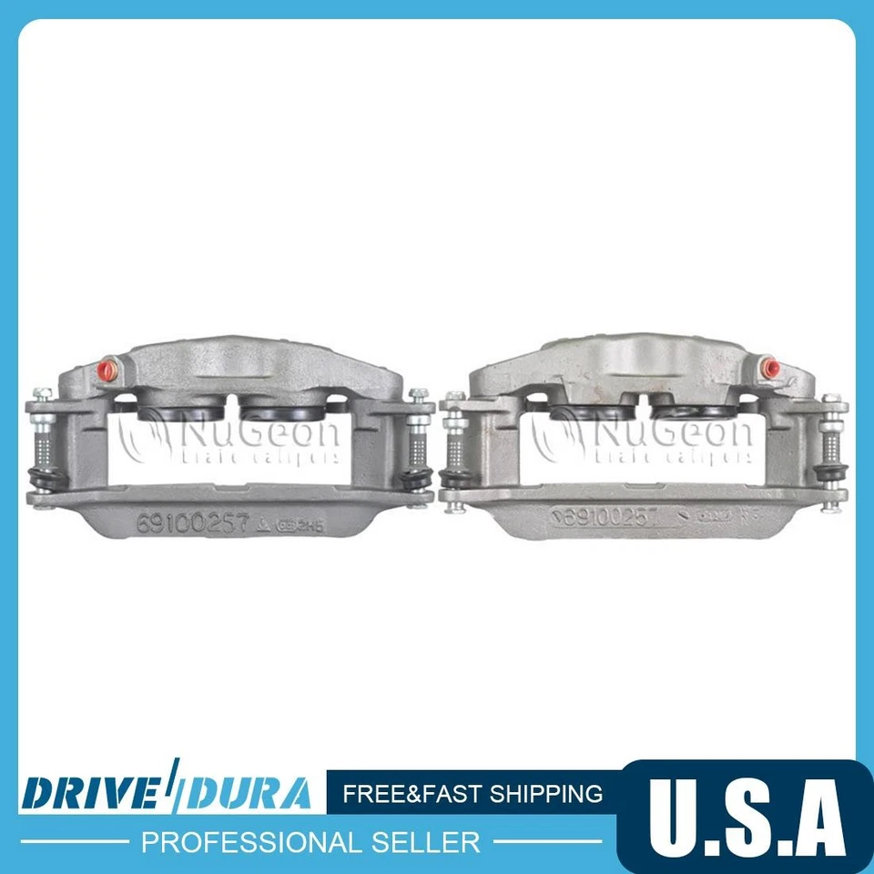 Front Left Right Brake Caliper w/ Bracket fits 1972 1973 1974 1975 Ford F-350 - Image 1 of 4