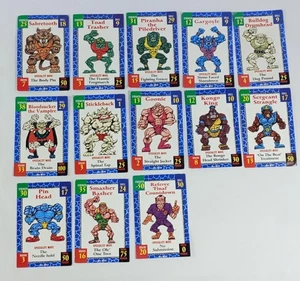 Monster Wrestlers in My Pocket Grapple Karten Matchbox X 13 - Bild 1 von 4