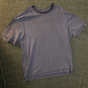 T-shirt uomo Tommy Bahama blu grande cotone manica corta girocollo cuciture blu - Foto 1 di 6