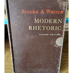 1958 Modern Rhetoric by Cleanth Brooks & Robert Penn Warren Vintage Textbook - Bild 1 von 15
