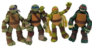 Lot Of 4 2012/13 TMNT Teenage Mutant Ninja Turtles Leo Raph Don Mikey Figures  - Picture 1 of 17
