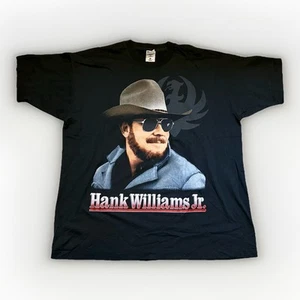 Vintage 90s Hank Williams JR. Southern Thunder Tour T-Shirt Size XXL 2XL - Bild 1 von 6