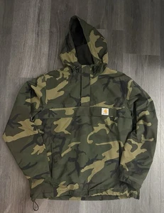 Carhartt WIP Camouflage Nimbus Pullover Jacket Men’s Large - Picture 1 of 11