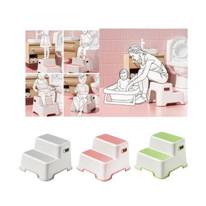 Toddler Two Step Stool Trapezoidal Structure Multifunctional Sturdy Reinforced - Picture 1 of 22