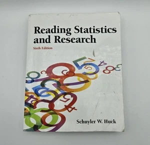 Reading Statistics and Research Sixth Edition By Schuyler Huck - Picture 1 of 3