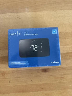 Emerson Sensi Lite Wi-Fi 7-Day Programmable Thermostat - Black - ST25 - Image 1 of 2