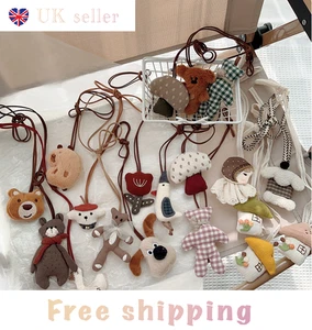 Süße koreanische Stoff Cartoon Puppe Schlüsselanhänger Taschenanhänger Telefonanhänger - Bild 1 von 25