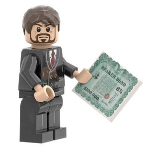 New - Hans Gruber - Die Hard -  Custom Printed Minifig - Nakatomi Christmas - Picture 1 of 3