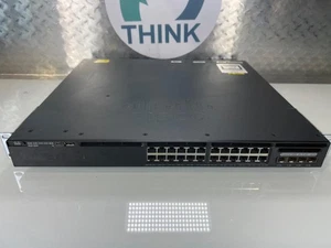 Conmutador Cisco WS-C3650-24PS-L 24 puertos Gigabit PoE+ - Imagen 1 de 3