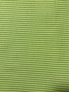 Tessuto di cotone Seersucker 1-1/2 iarda verde giallo spilla a righe larghezza 45" - Foto 1 di 6