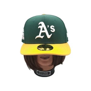 Athletics A's New Era Green Pop Sweat World Series 1974 59FIFTY Fitted Hat 7 1/8 - Bild 1 von 6