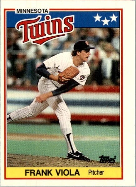 1988 Topps UK Minis Baseball Card #82 Frank Viola  - Image 1 of 2