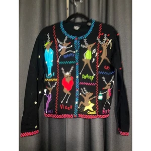 Hässlicher Weihnachtspullover Weihnachts Strickjacke Größe S Vintage - Bild 1 von 3