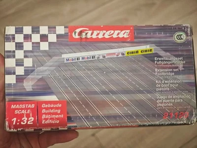 Juego de extensión de puente peatonal Carrera 21120 1:32 Slot Car Building Foto 1 de 2