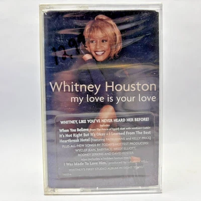 Whitney Houston - My Love is Your Love - 1998 Cassette - Mint, SEALED - Arista - Image 1 of 3