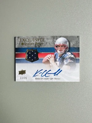 2008 UPPER DECK EXQUISITE Rookie Auto Patch KEVIN O'CONNELL Signature Series /25 - Image 1 of 4
