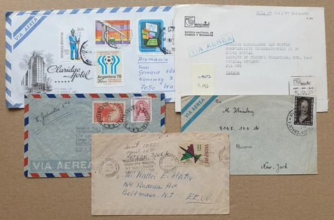 Argentina Selection of 5 Covers #9139 Cover