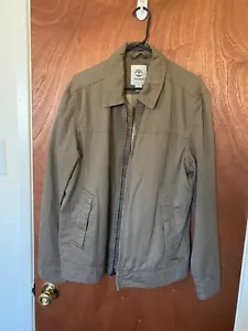 Mens Timberland Canvas Jacket, Brown, Large - Picture 1 of 3