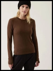 Athleta Neu mit Etikett Ascent nahtloses Damentop Größe XLarge Farbe Mahagoni - Bild 1 von 4