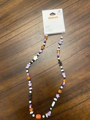 Claire’s Halloween Pumpkin & Ghost Necklace New 🇨🇳 - Image 1 of 4