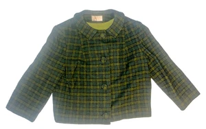 Pendleton Woolen Mills Vintage 1950's Plaid Virgin Wool Blazer Jacket - Picture 1 of 5