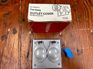 Perfect-Line Die Cast Two Gang Outlet Cover WR274-C - Picture 1 of 5