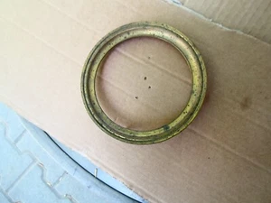 Antique Bronze Front Ring/Bezel For French Wooden Portico/Column Clock-19c. - Picture 1 of 10