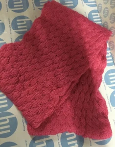 Mujeres Tejido Snood Suave Invierno Bufanda Cuello Círculo Dama Cálido Chal Bufanda Rosa - Imagen 1 de 3